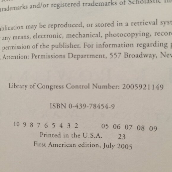 Harry Potter & The Half-Blood Prince Hardcover First Edition July 2005 JK Rowlin - Picture 4 of 10